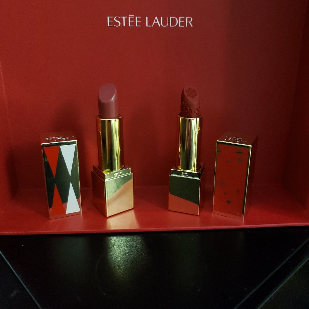 Estee Lauder Pure Color Envy Lipsticks Rebellious Rose#420&Immortal#540 NWOB